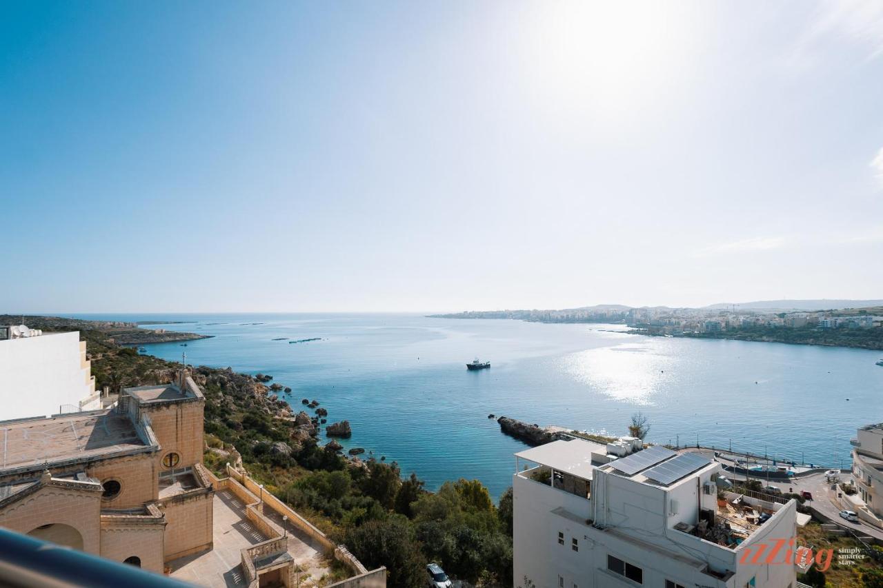 Appartement Insta Worthy Gorgeous Seaview Penthouse à San Pawl il-Baħar Extérieur photo
